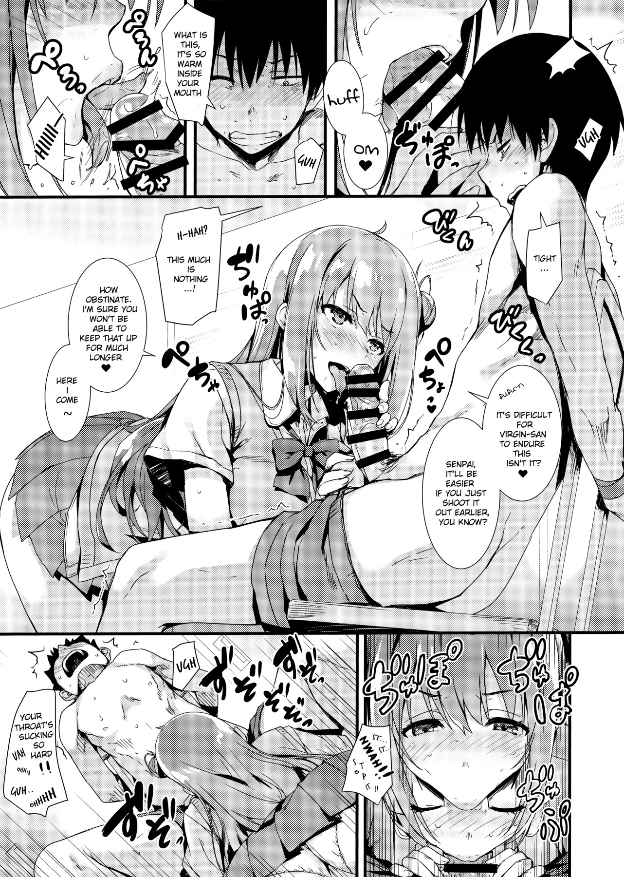 Hentai Manga Comic-Lewd Lewd Kouhai-chan!-Read-9